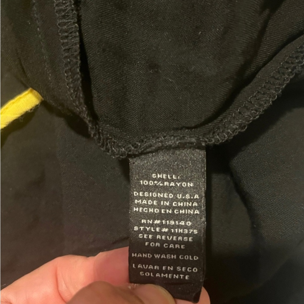 Double Zero Boho Embroidered Black Sleeveless Dre… - image 6